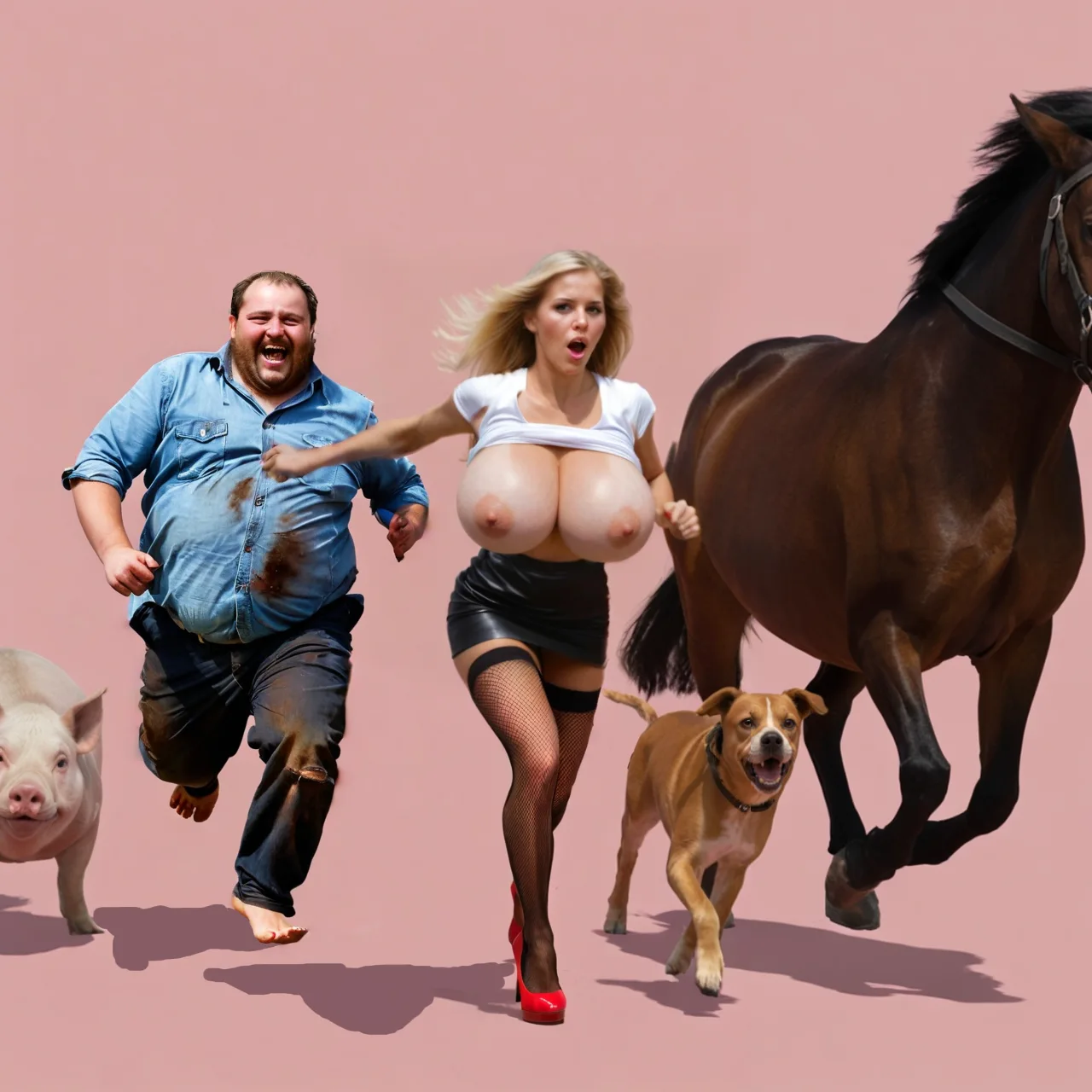 DrFaker.com custom AI gen art fake, horse cock fake, beastiality fake, ai beastiality, ai zoophilia.